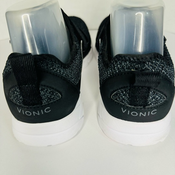 Vionic Jasper Slip On Sneakers Comfort Black Gray Size 9 - Picture 9 of 10